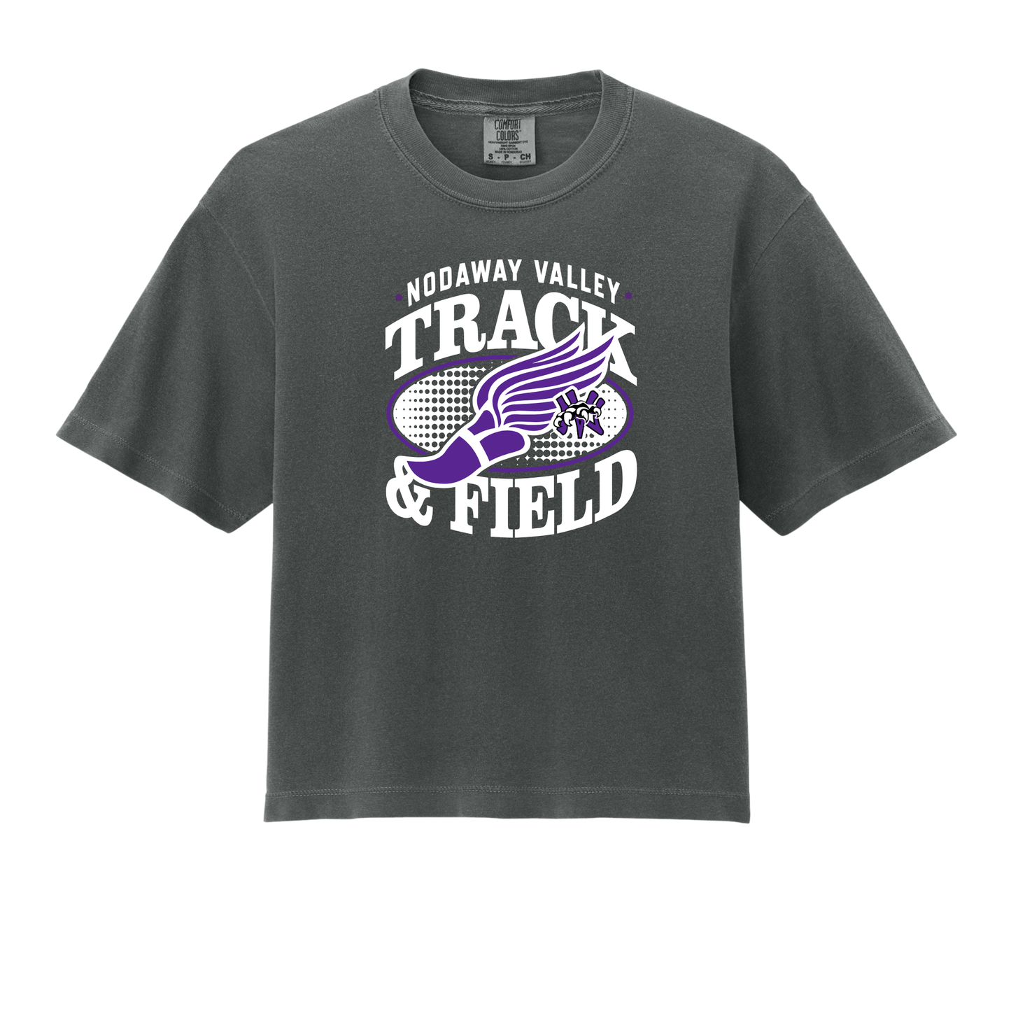 NV Track & Field - Comfort Colors Women's Cropped Tee