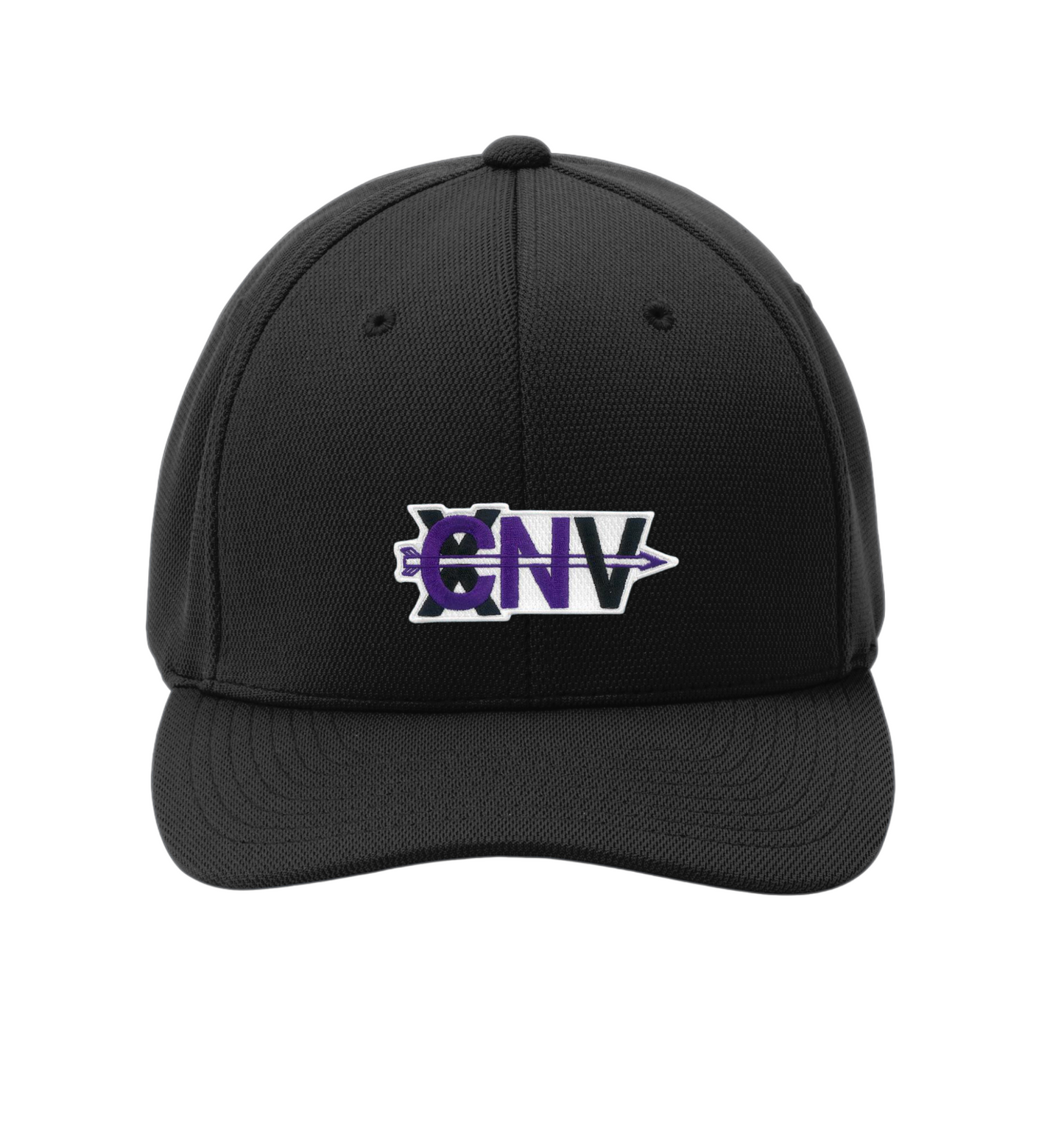 NV Cross County Sport-Tek® Flexfit® Cool & Dry Poly Block Mesh Cap