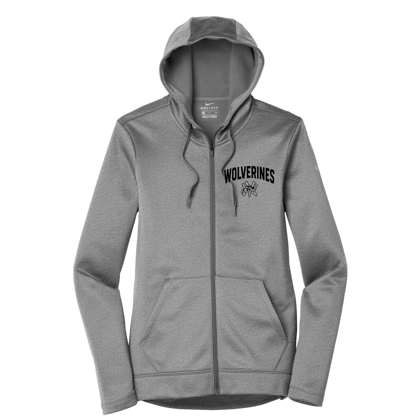 Wolverines - Nike Therma-FIT Full-Zip Fleece Hoodie