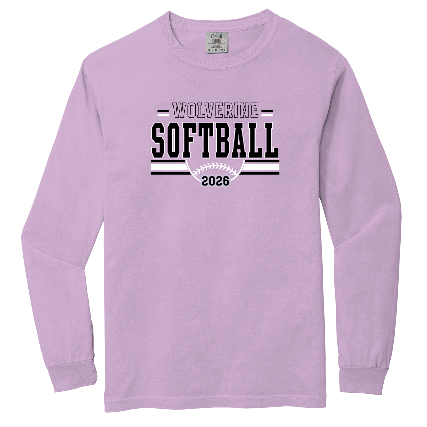 NV Softball - Comfort Colors Long Sleeve