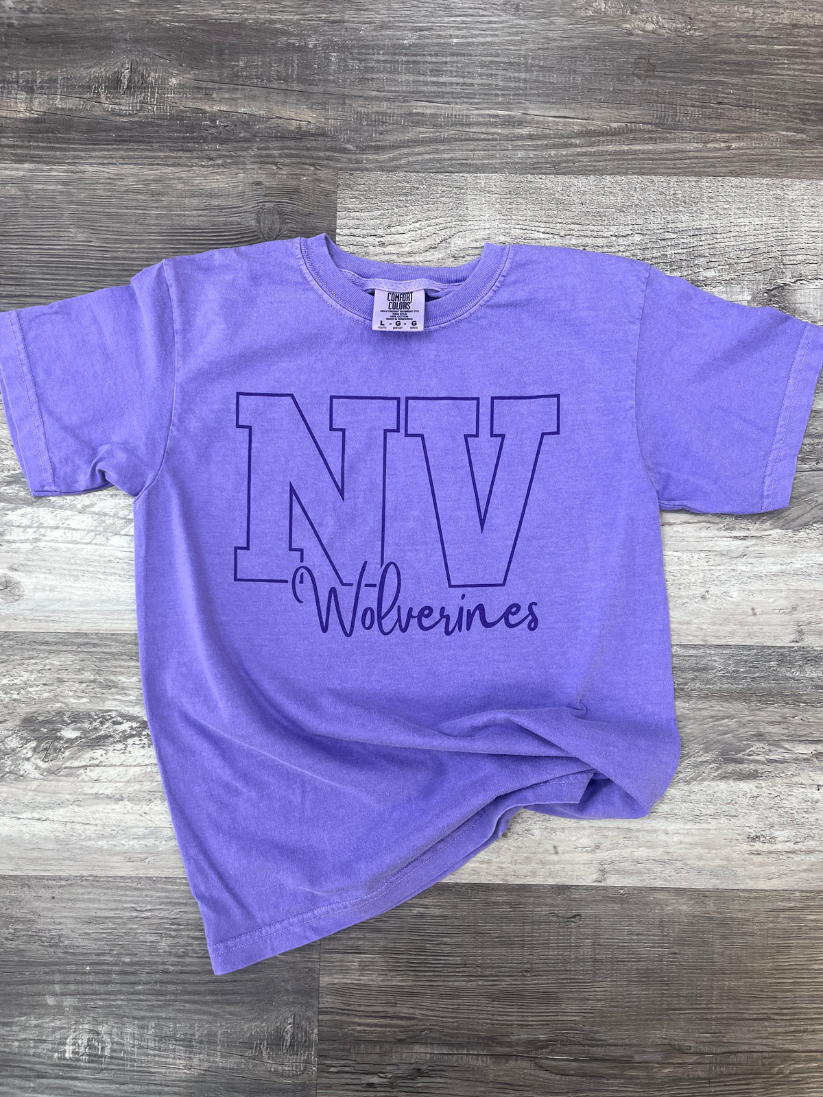 NV Wolverines Garment-Dyed T-Shirt