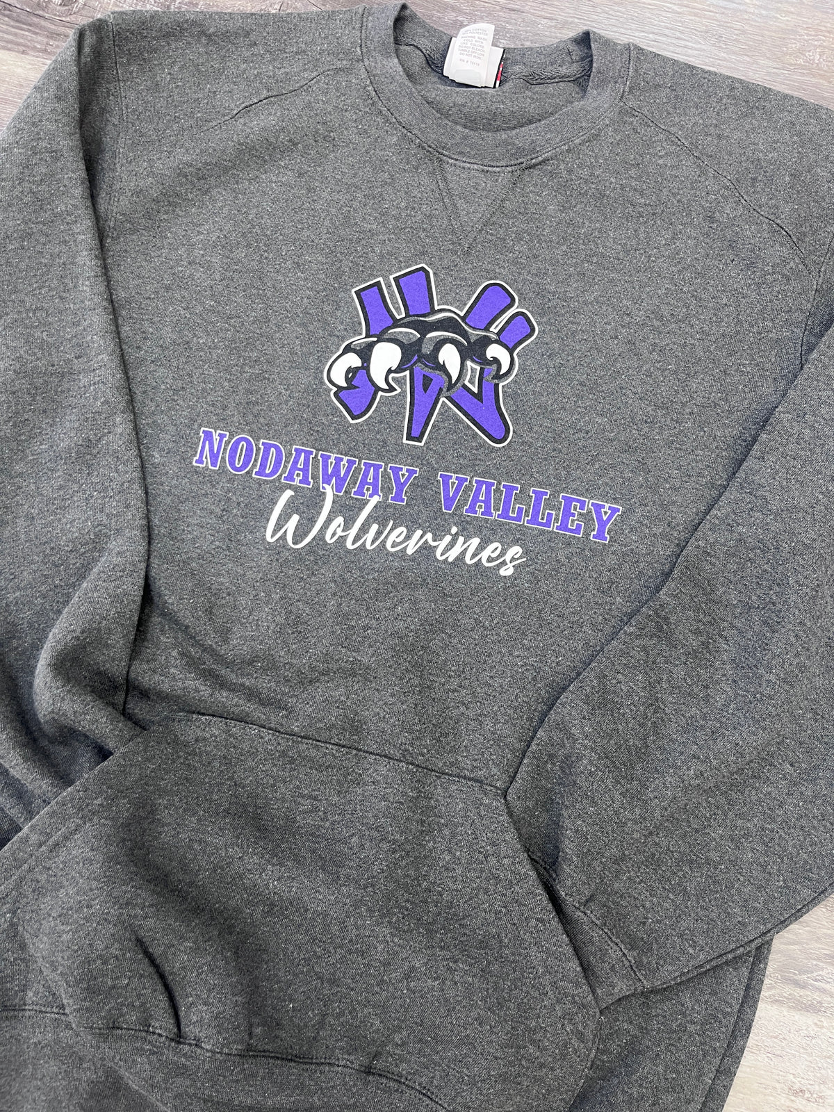 Nodaway Valley Unisex Pocket Crewneck Sweatshirt