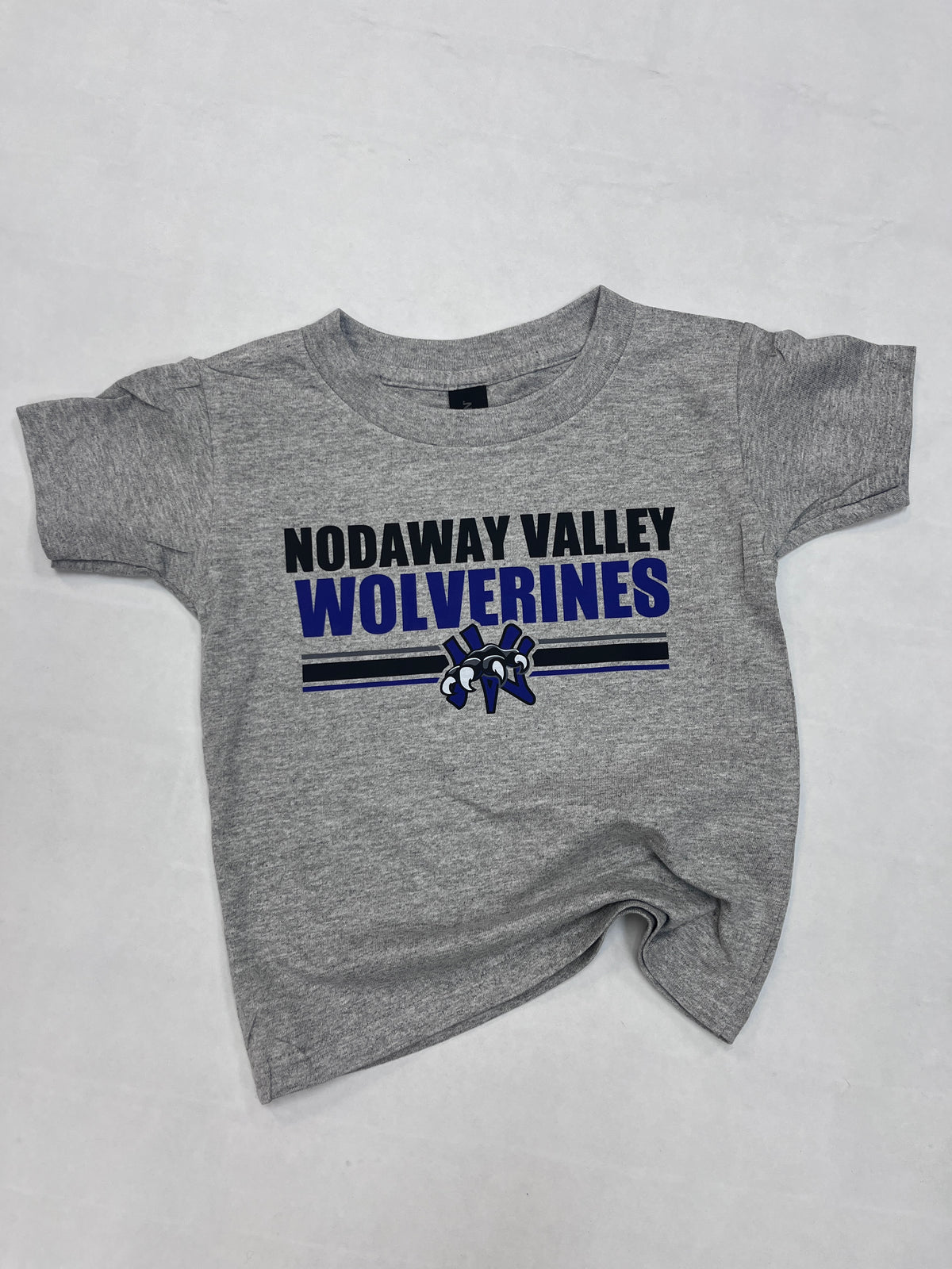 NV Wolverines Grey Toddler Tee