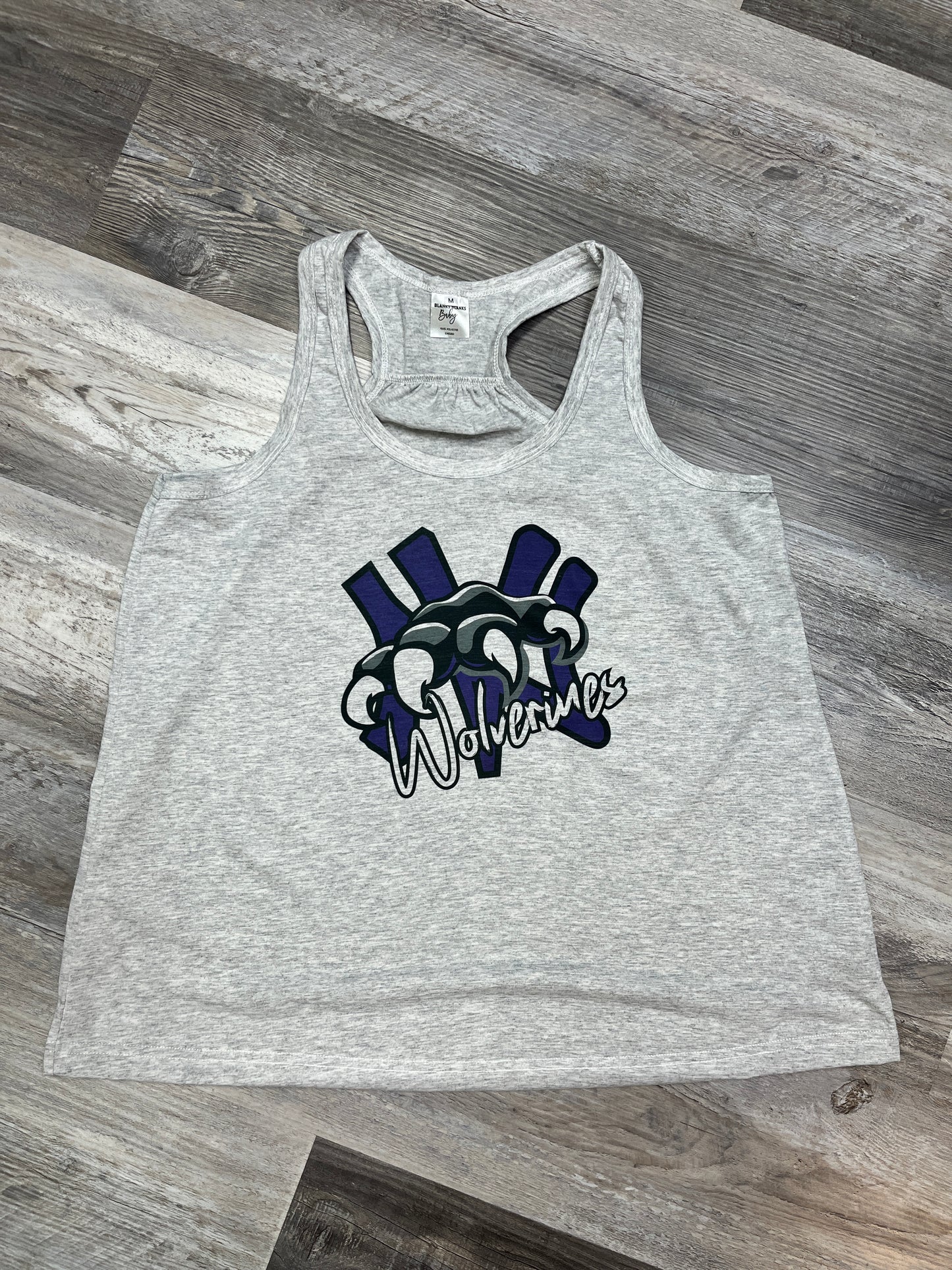 NV Wolverines Women's Flowy Racerback Tank