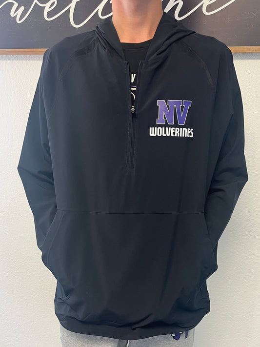 NV Sport-Tek 1/2-Zip Long Sleeve Hooded Jacket