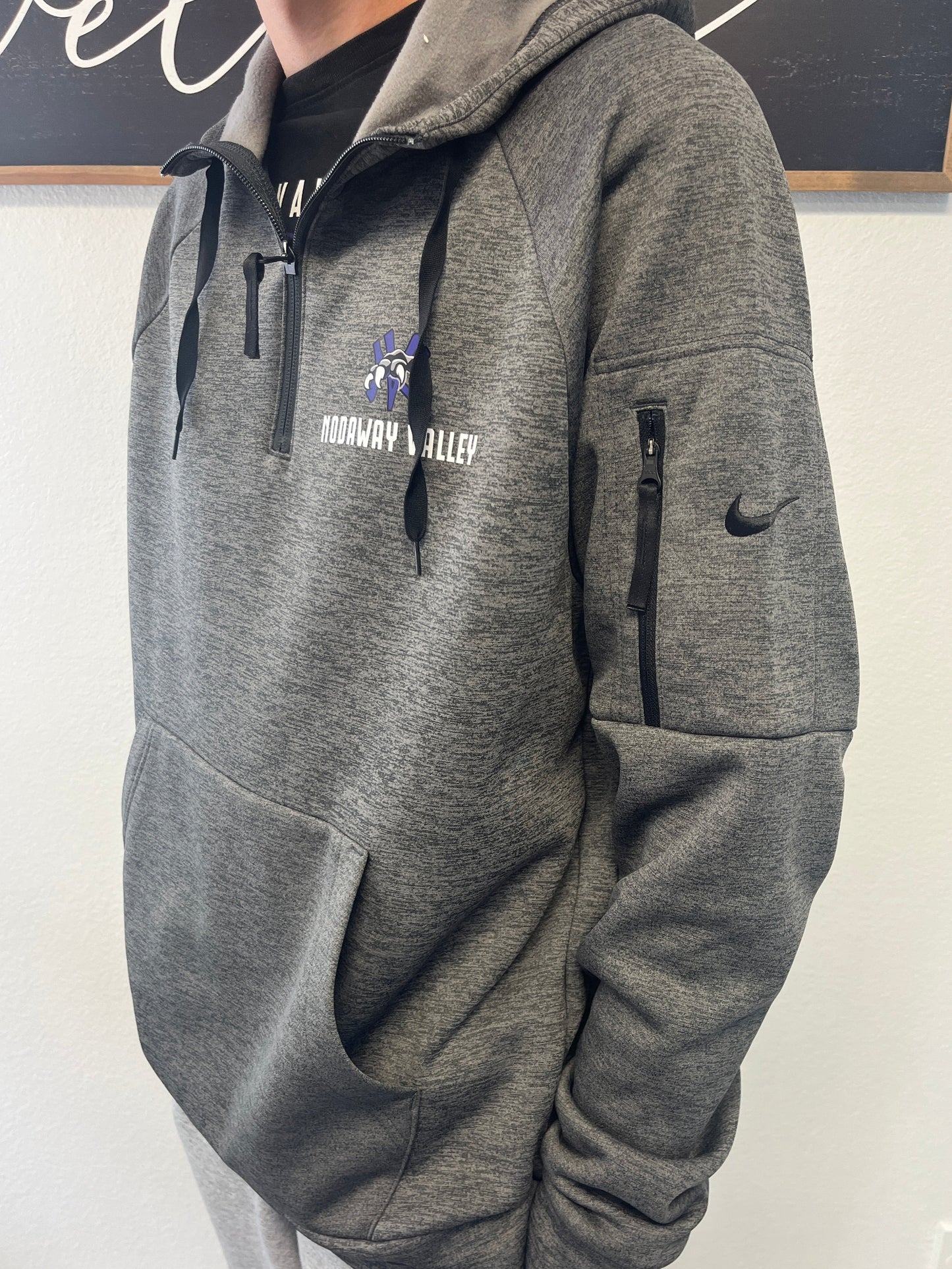 NV Nike Therma-FIT Pocket 1/4-Zip Fleece Hoodie