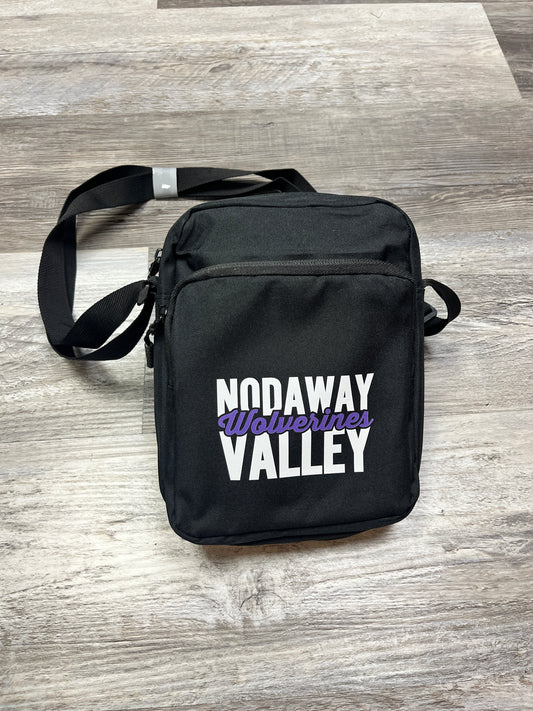 Nodaway Valley Wolverines Upright Crossbody Purse / Bag