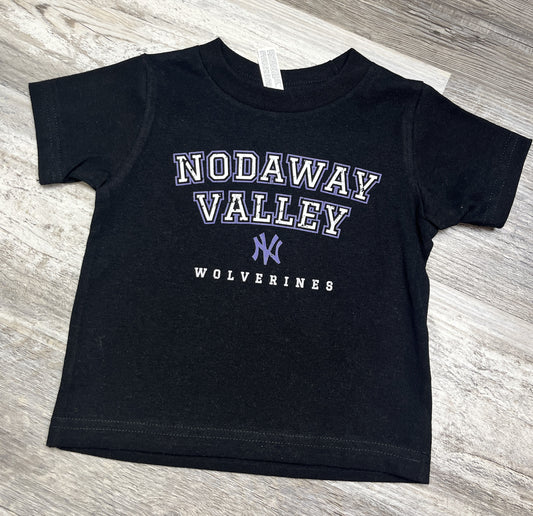 NV Wolverines Toddler Tee - Black