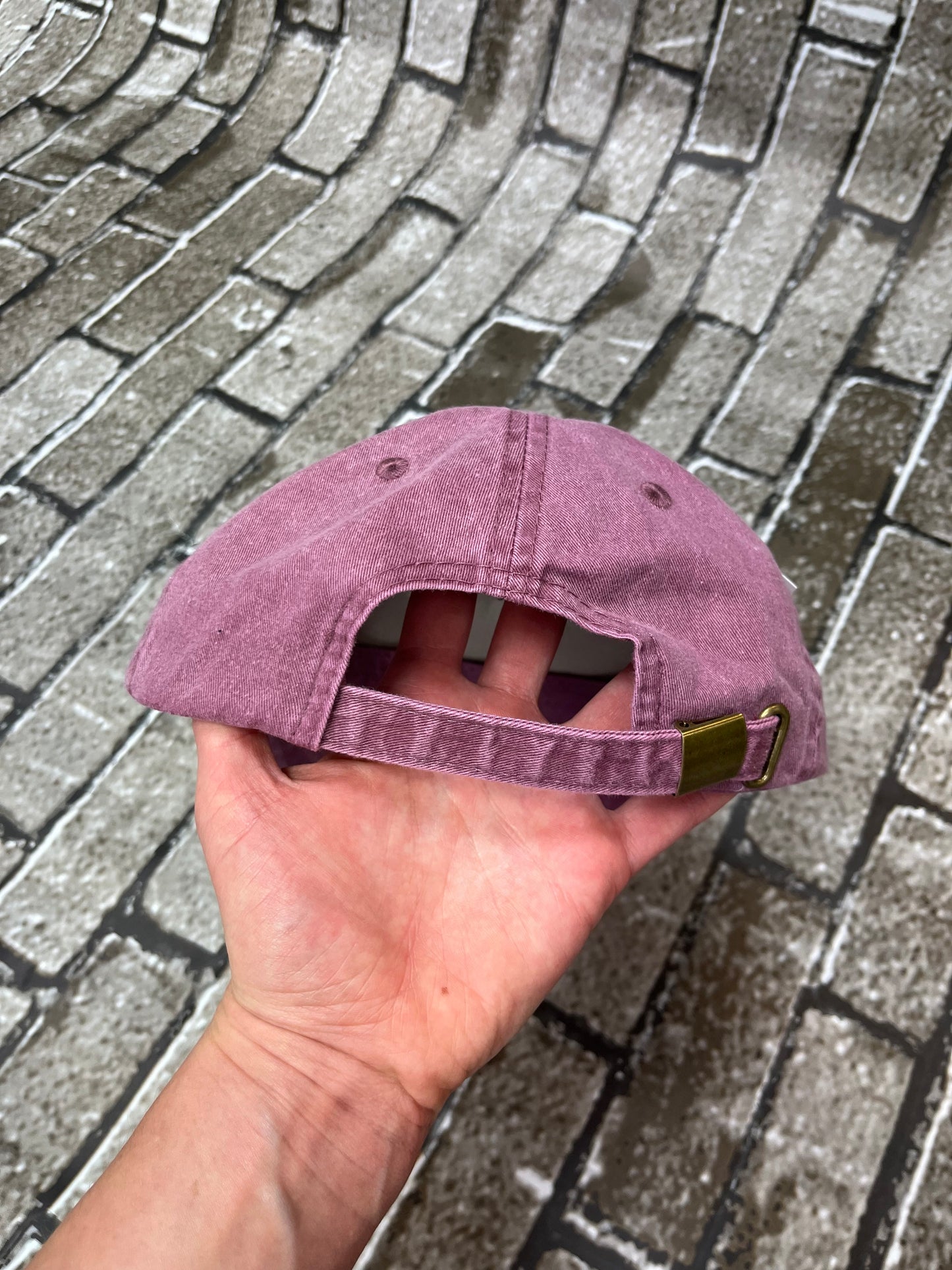 "Mama" Maroon Pigment Dyed Hat