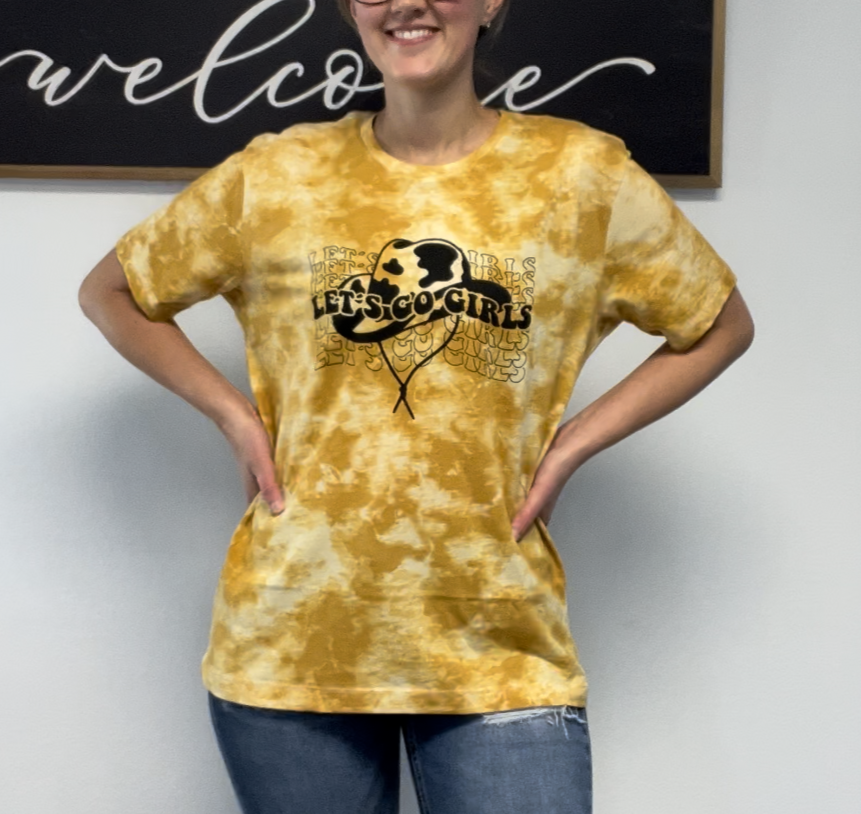 Let's Go Girls Tie-Dye T-Shirt