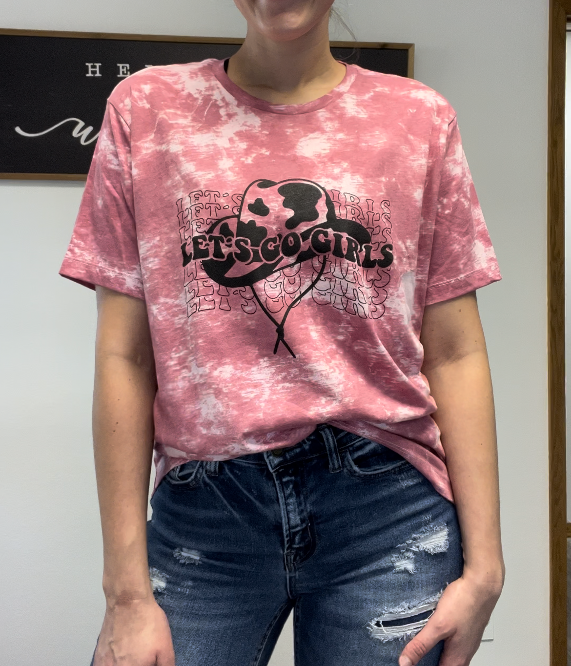 Let's Go Girls Tie-Dye T-Shirt