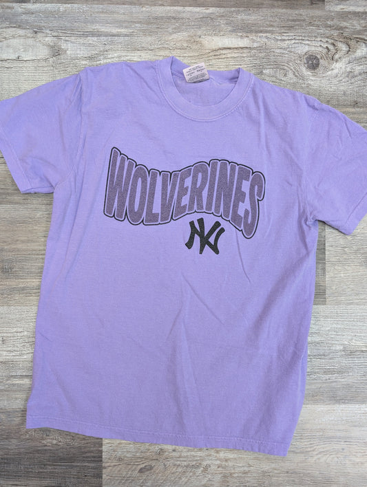Wolverines Shimmer Print Comfort Colors Tee