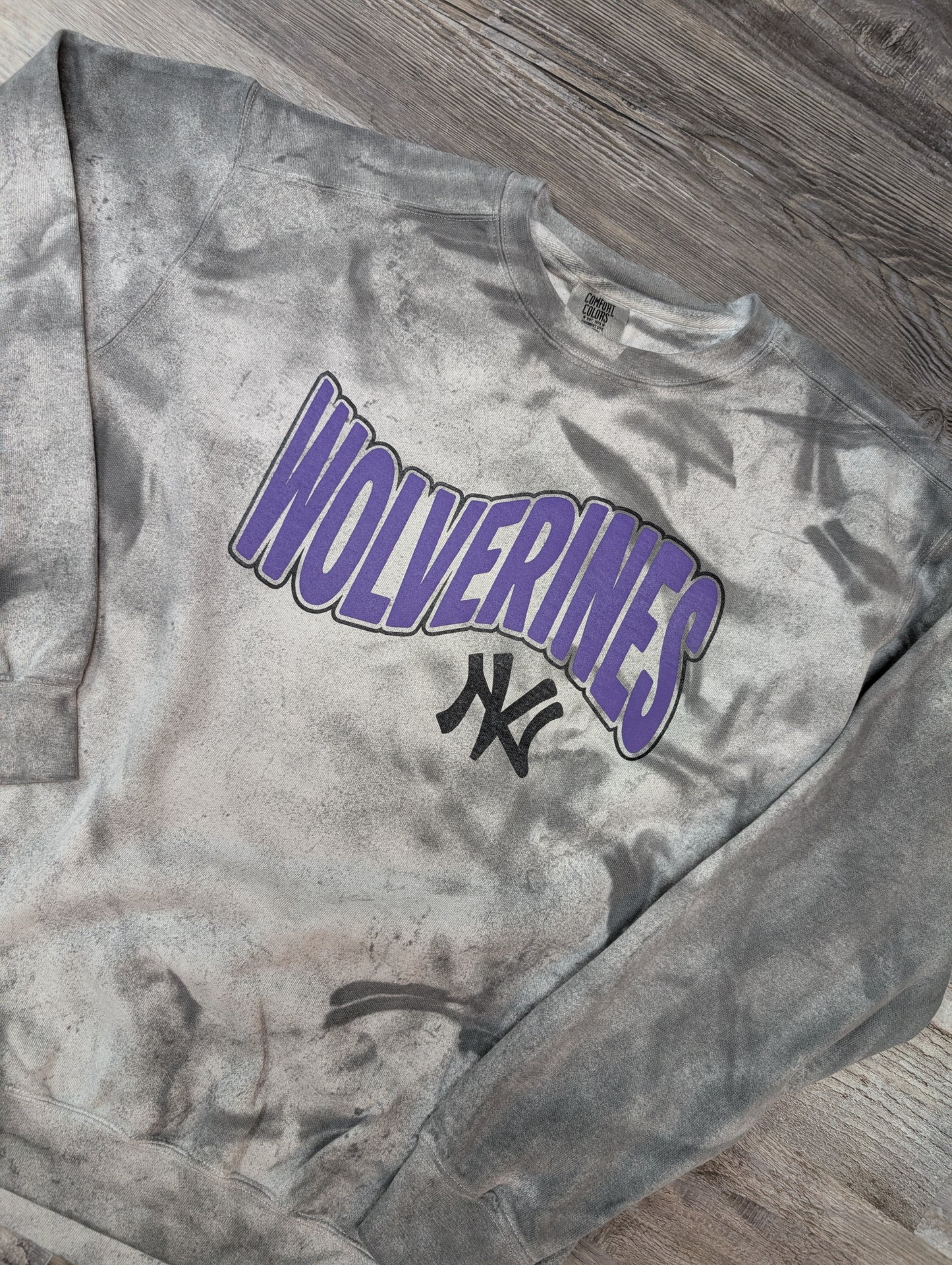 Wolverines NV Crewneck Sweatshirt Comfort Colors