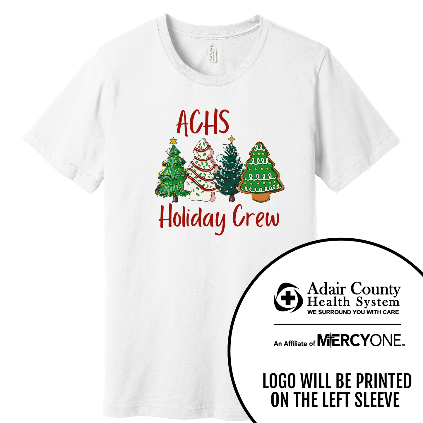 ACHS Holiday Crew - Bella Canvas Tee