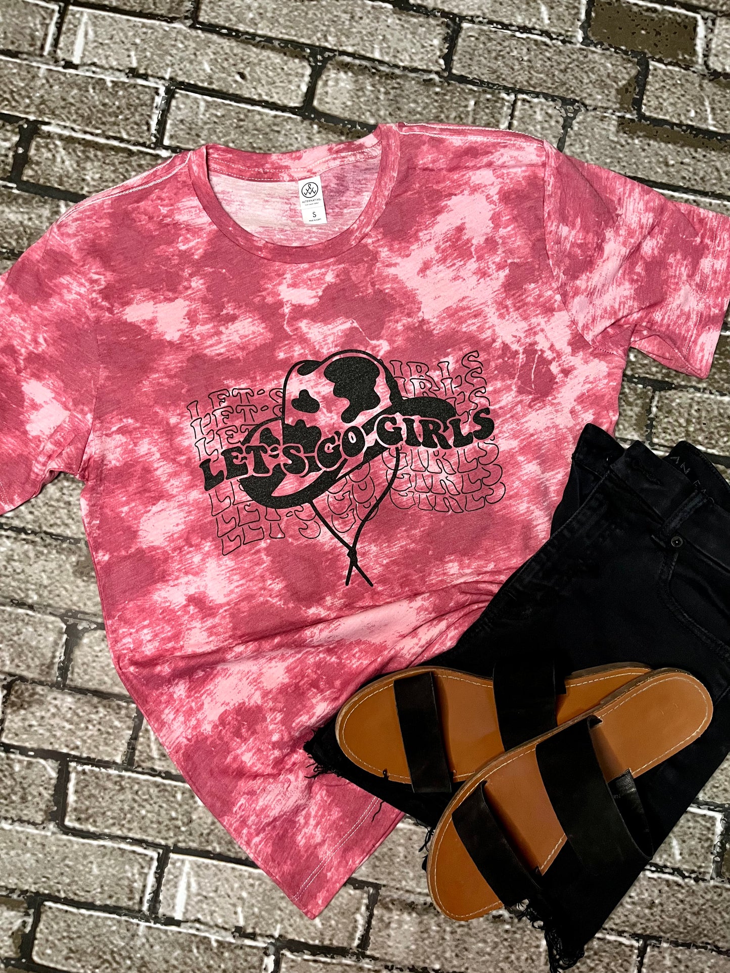 Let's Go Girls Tie-Dye T-Shirt