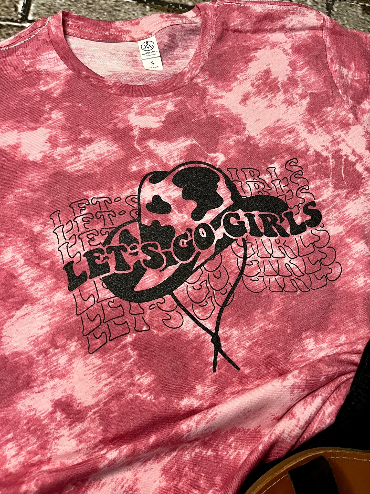 Let's Go Girls Tie-Dye T-Shirt