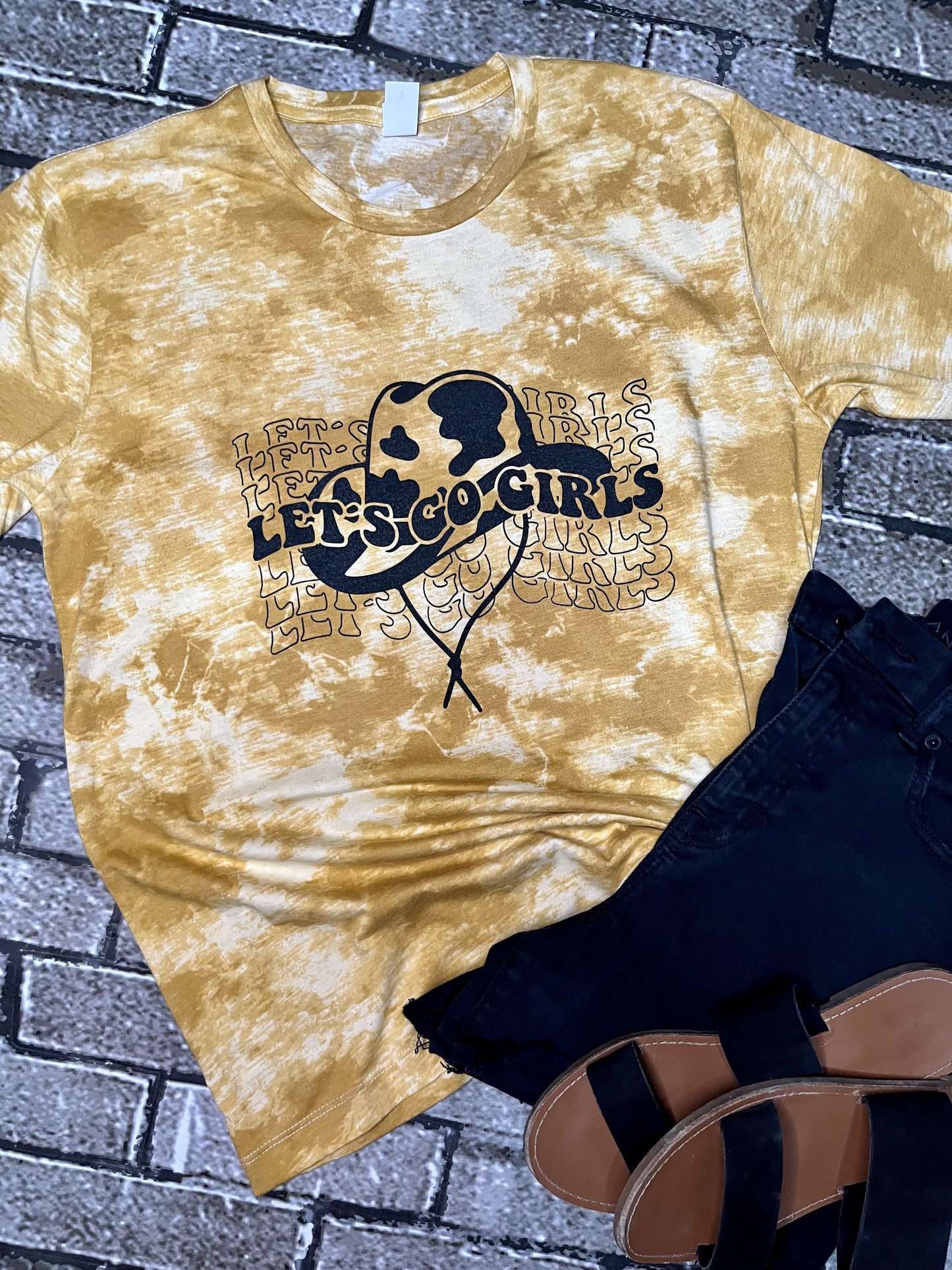 Let's Go Girls Tie-Dye T-Shirt