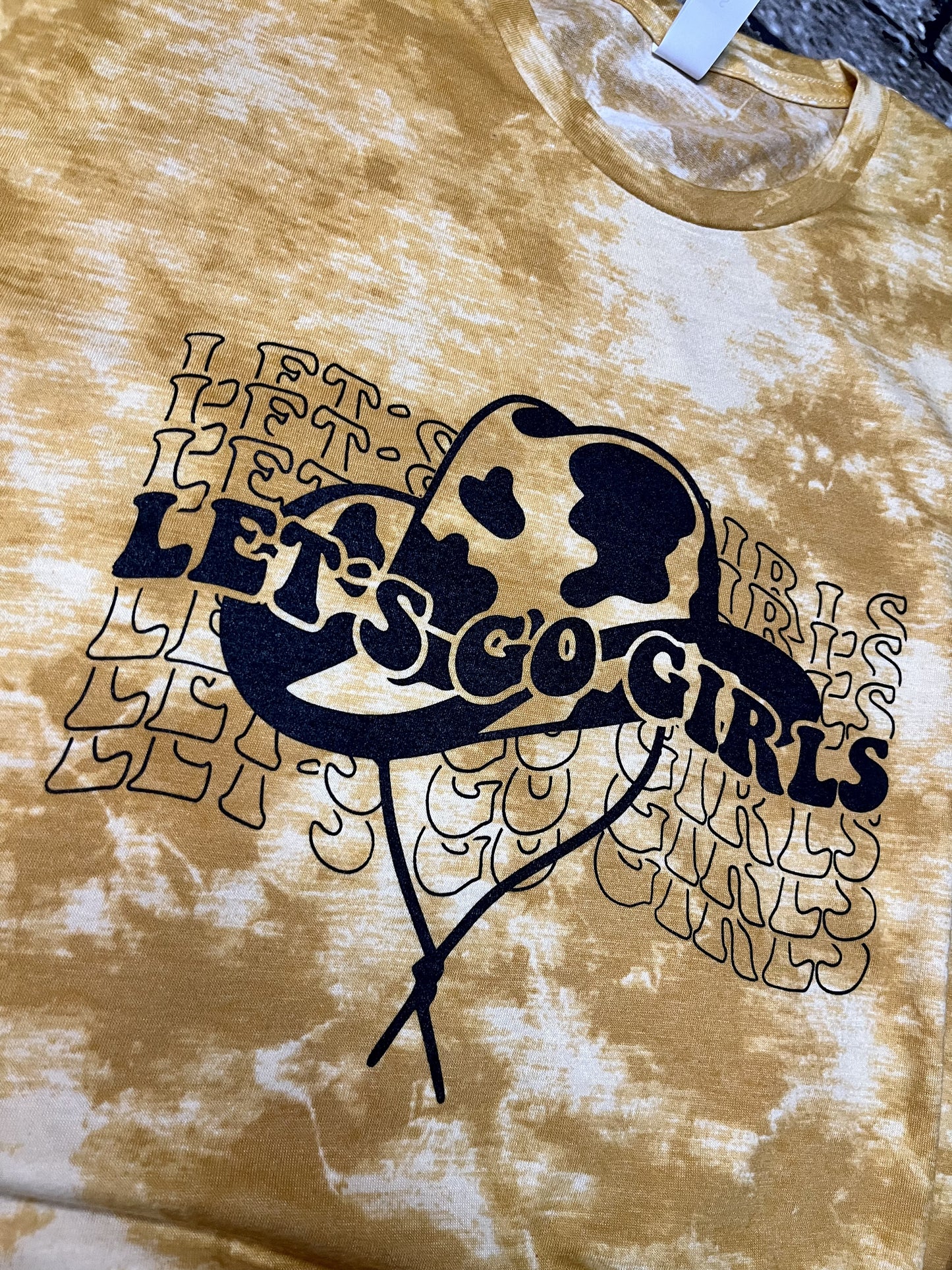 Let's Go Girls Tie-Dye T-Shirt