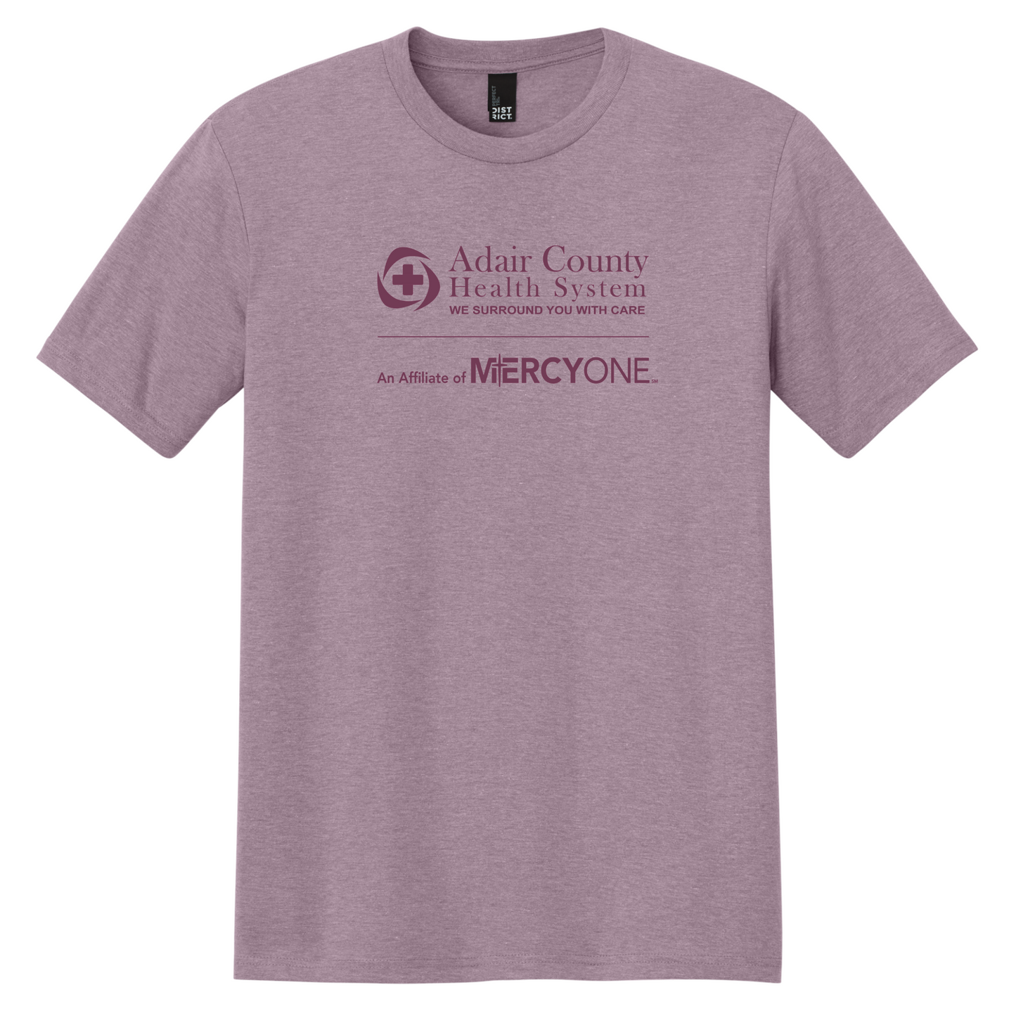 ACHS District Tri-Blend Short Sleeve Tee - Heather Lavender