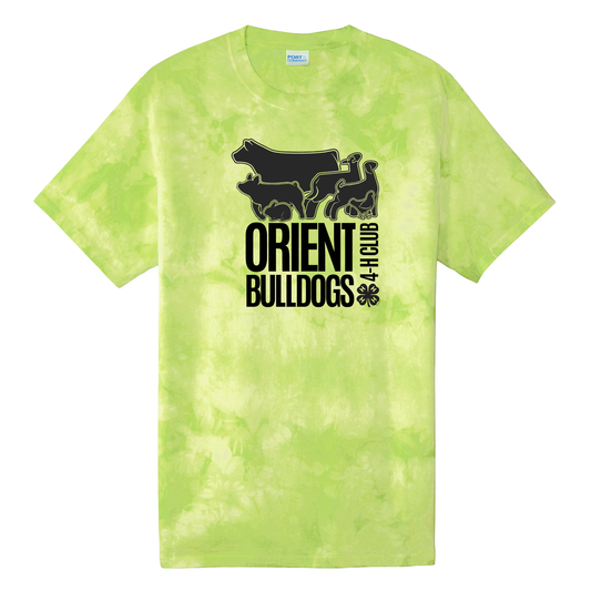 Orient Bulldogs 4H - Port & Company Cotton Tie Dye Tee