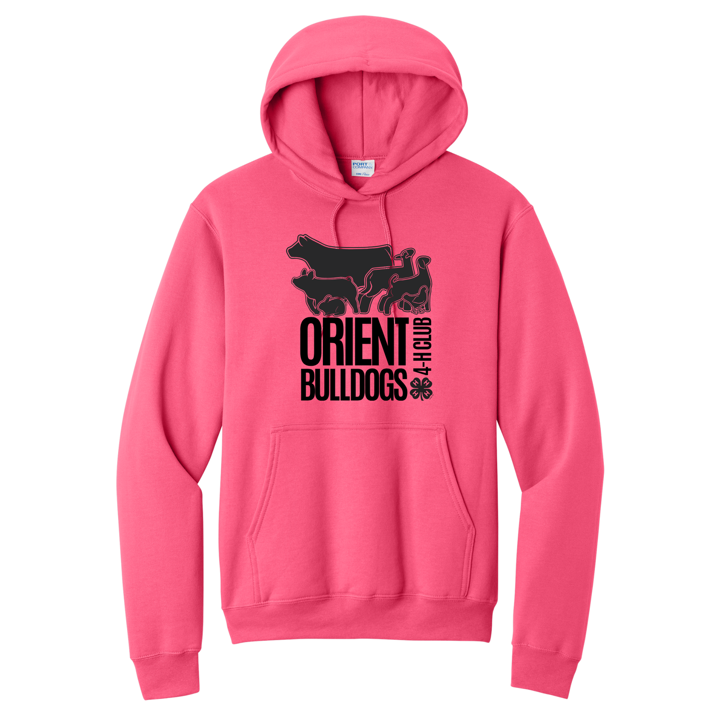 Orient Bulldogs 4H - Port & Company Basic Hoodie Sweatshirt