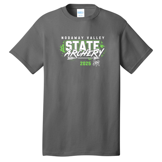 NV State Archery 2025 Gildan Tee - Charcoal Grey