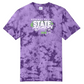 NV State Archery 2025 Purple Crystal Tie Dye Tee