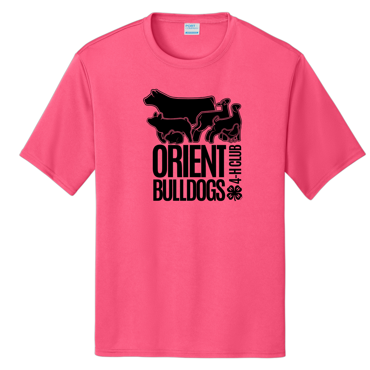 Orient Bulldogs 4H - Port & Company Performance Dri-Fit Tee