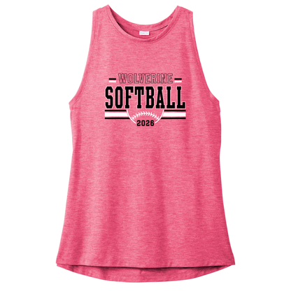 NV Softball - Women's Sport-Tek Tri-Blend Wicking Tank