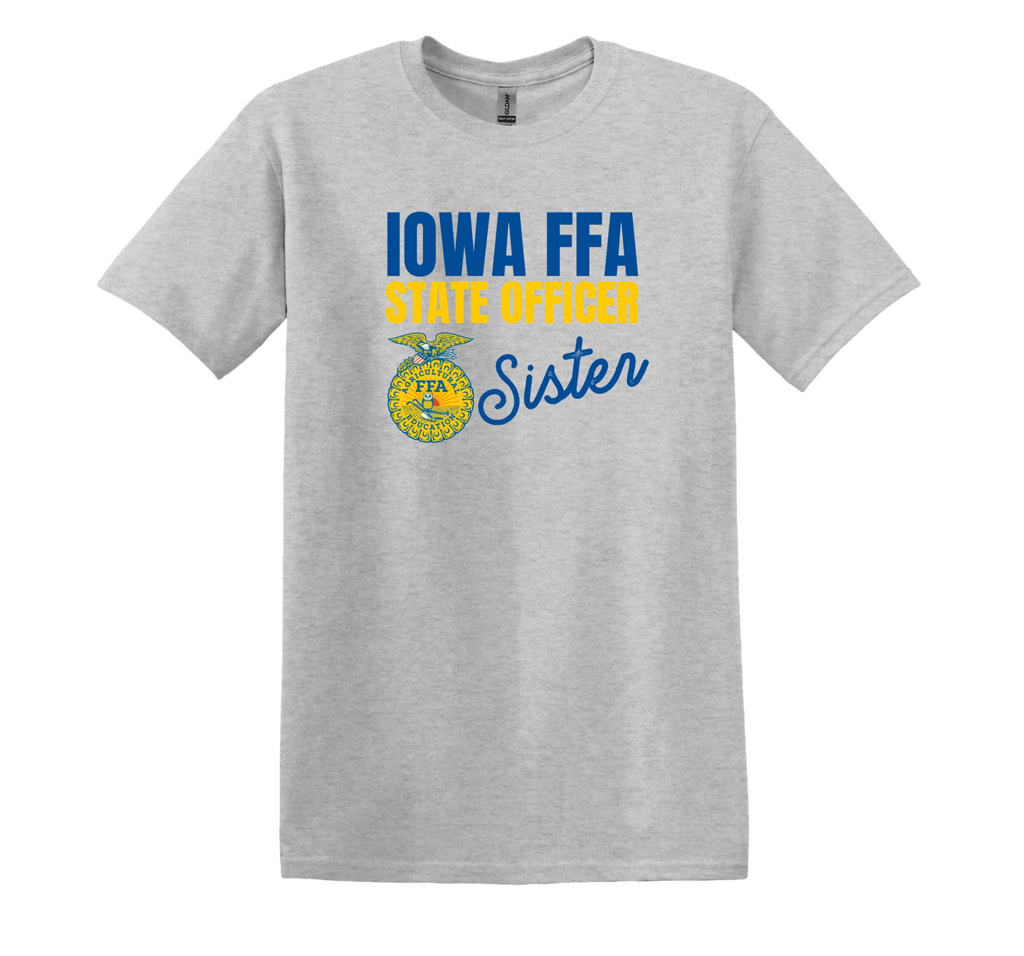 Iowa FFA State Officer Sister - Light Grey Tee