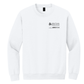 White sweatshirt with Adair County Health System print on the front left chest