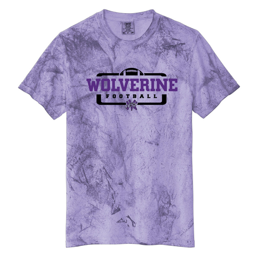 Wolverine Football - Comfort Colors Colorblast Tee