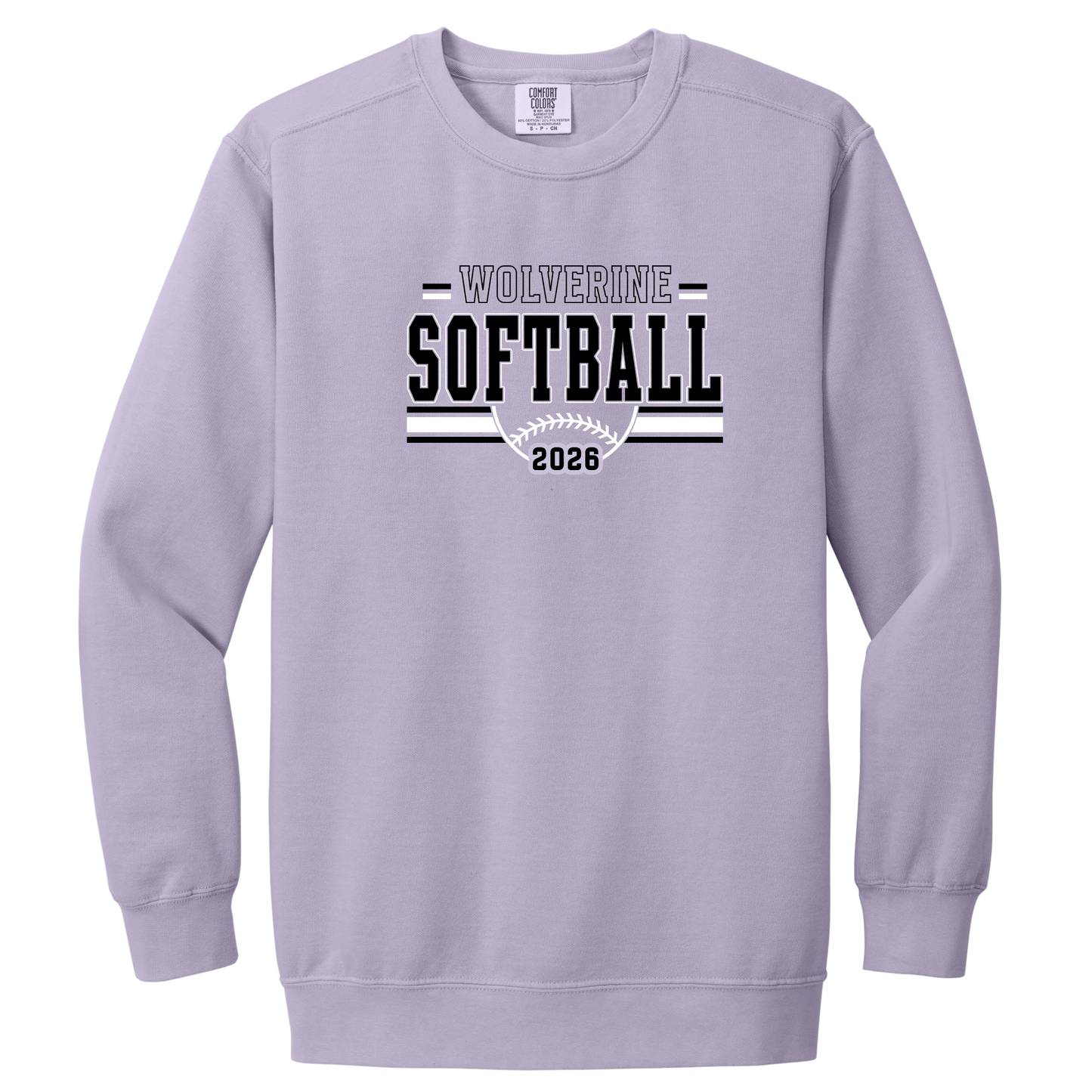 NV Softball - Comfort Colors Crewneck Sweatshirt
