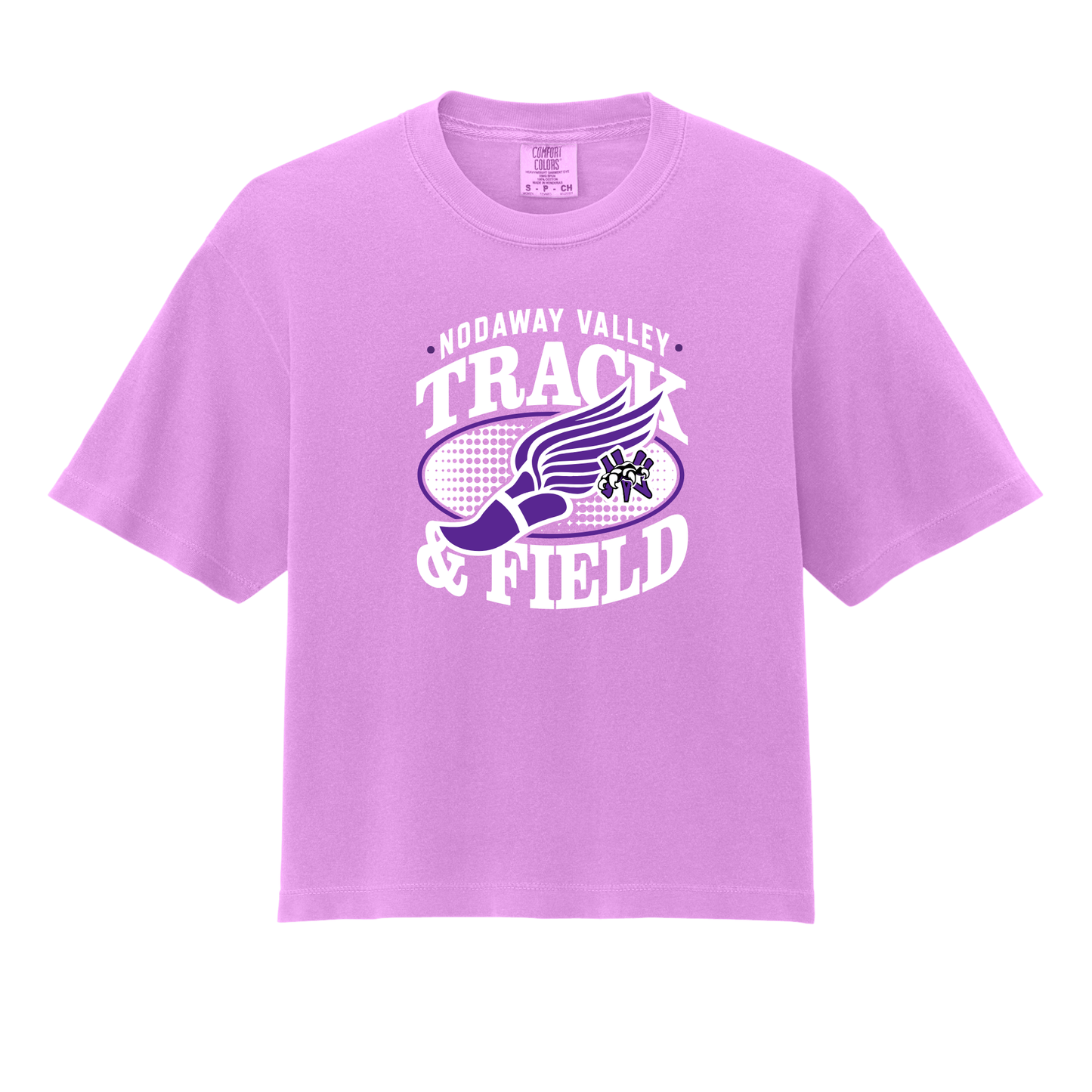 NV Track & Field - Comfort Colors Women's Cropped Tee