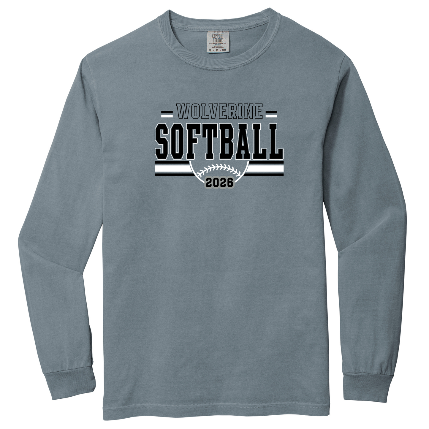 NV Softball - Comfort Colors Long Sleeve