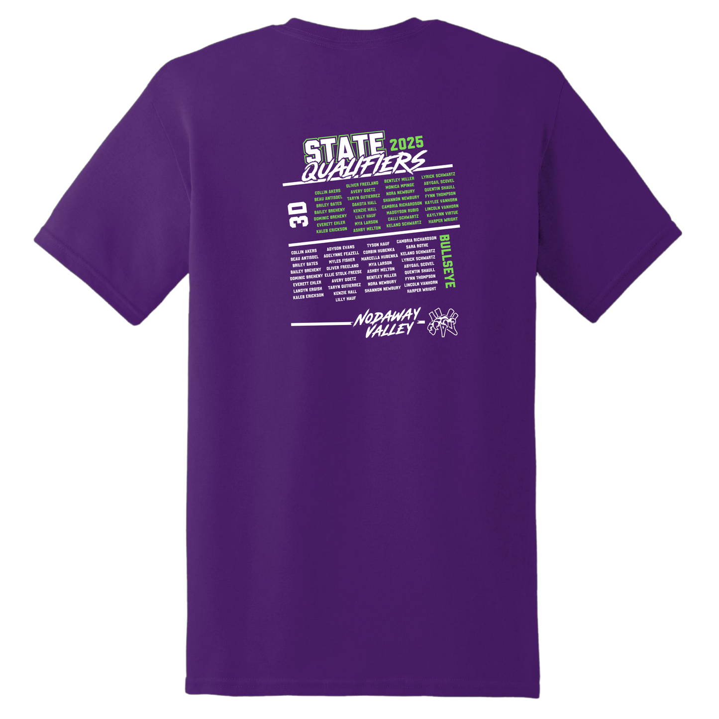 NV State Archery 2025 Gildan Tee - Purple