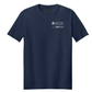 Navy blue t-shirt with MercyOne logo on a white background
