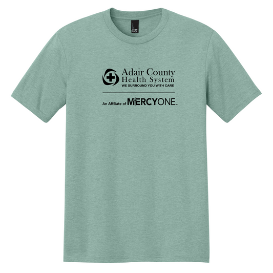 ACHS District Tri-Blend Short Sleeve Tee - Heather Sage