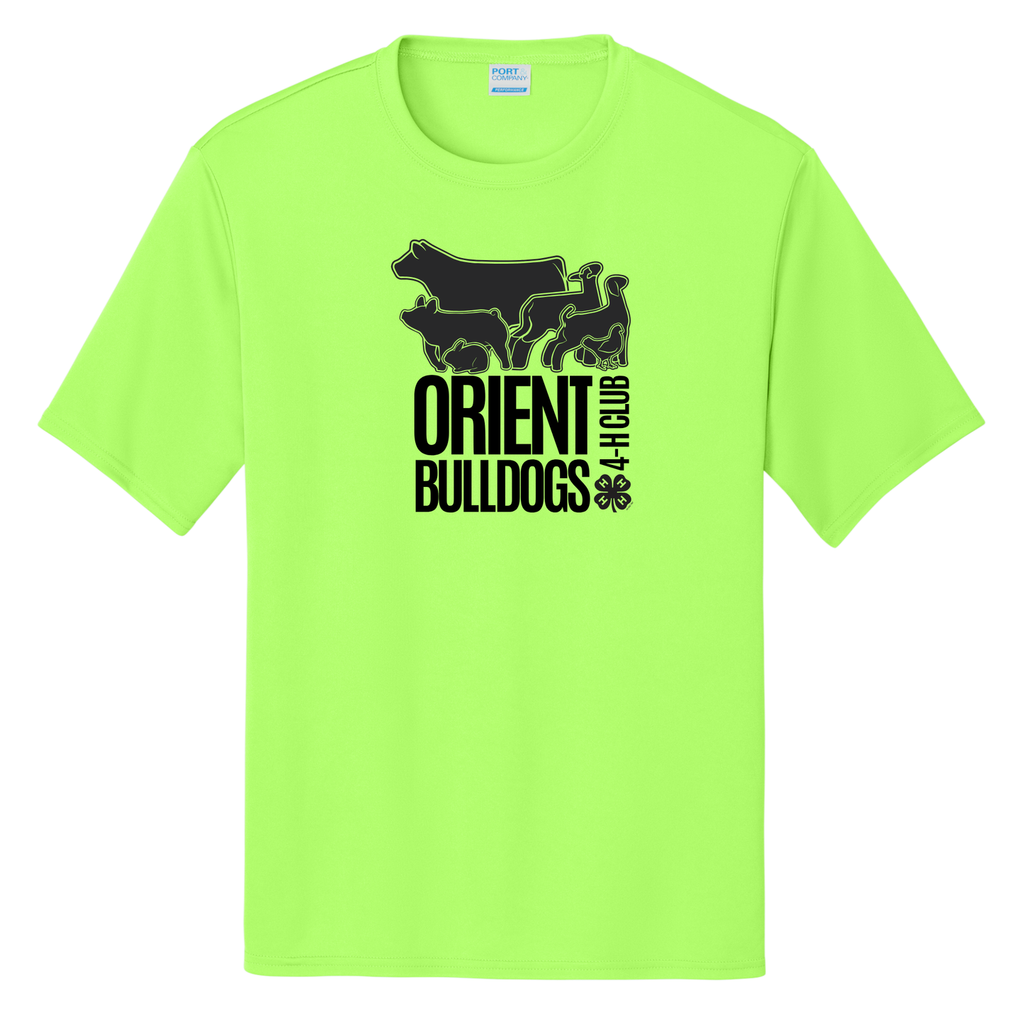 Orient Bulldogs 4H - Port & Company Performance Dri-Fit Tee