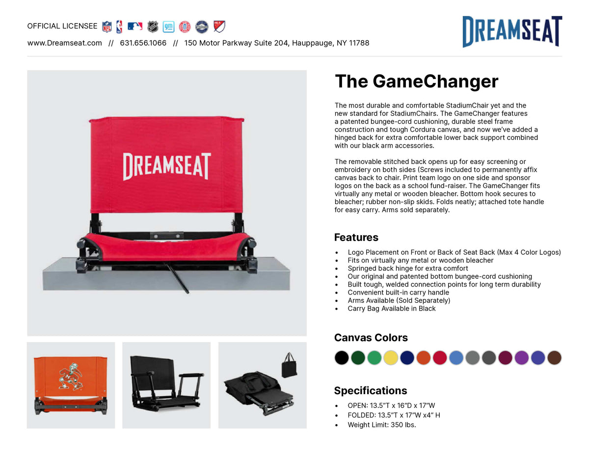 NV Game Changer Stadium Seat