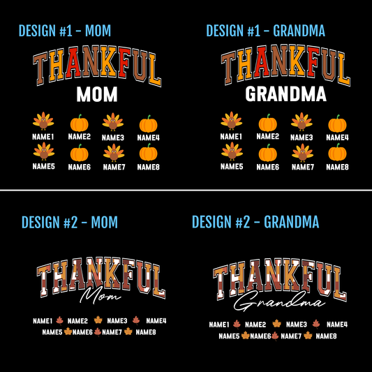 Custom Name - Thankful Apparel