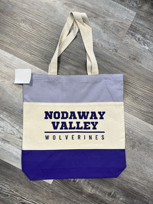 NV Colorblock Canvas Tote Bag