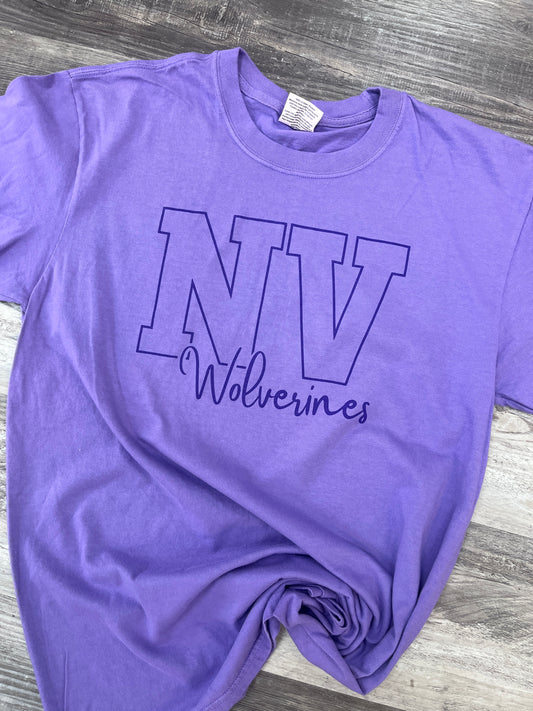 NV Wolverines Garment-Dyed T-Shirt