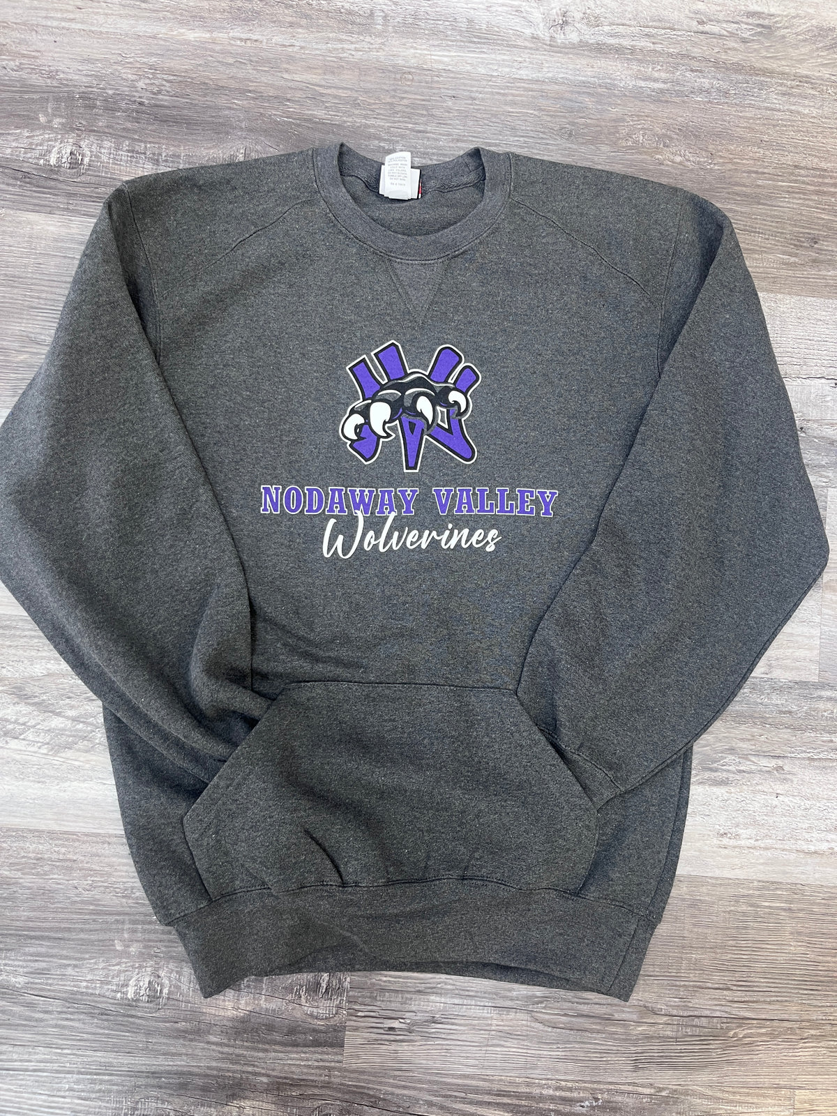 Nodaway Valley Unisex Pocket Crewneck Sweatshirt