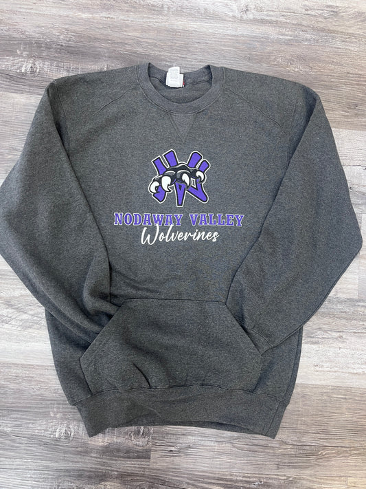 Nodaway Valley Unisex Pocket Crewneck Sweatshirt