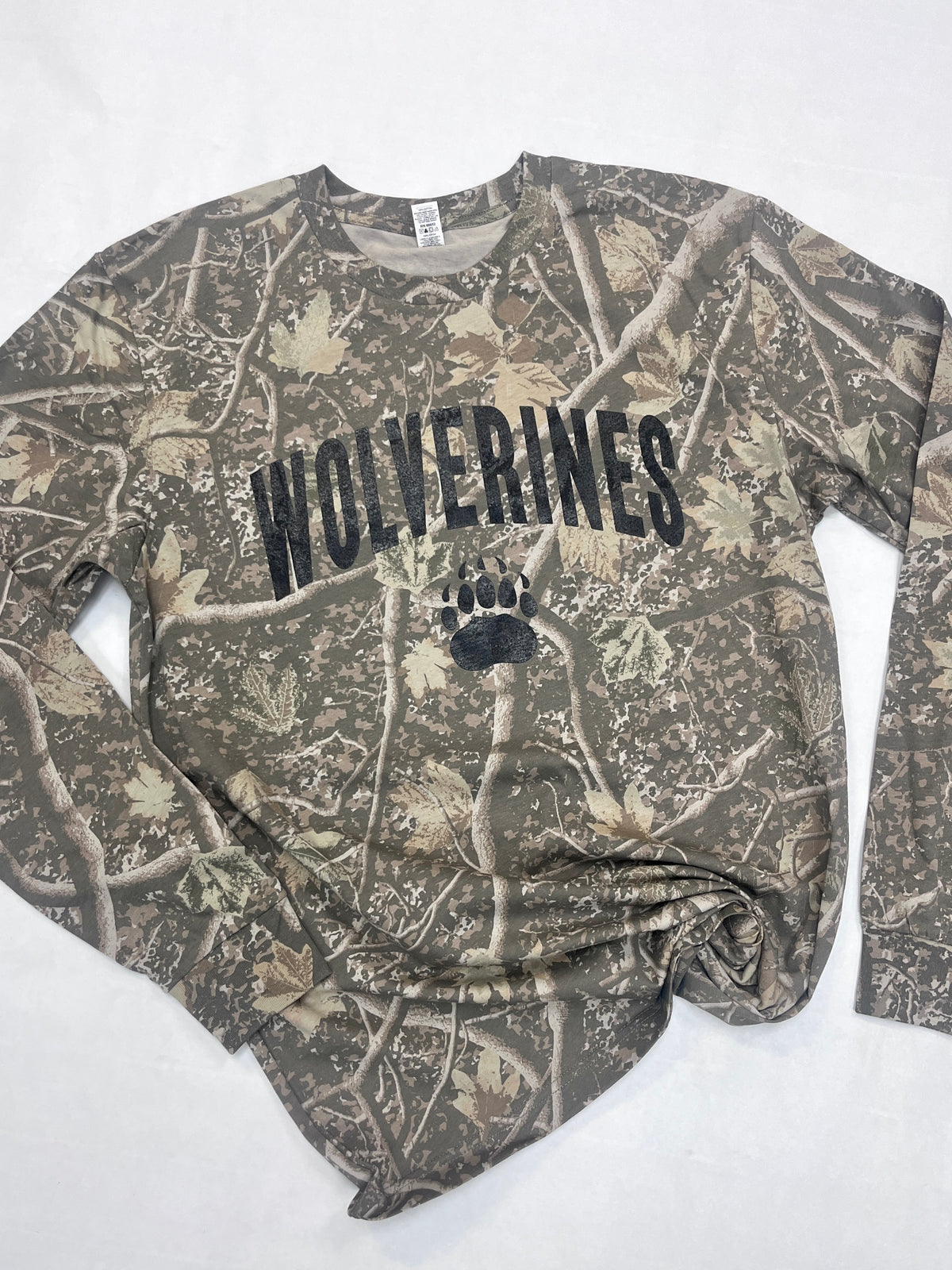 Wolverines Long Sleeve Camo T-Shirt