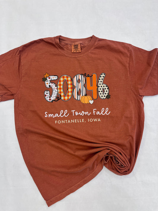 Small Town Fall - Fontanelle Tee