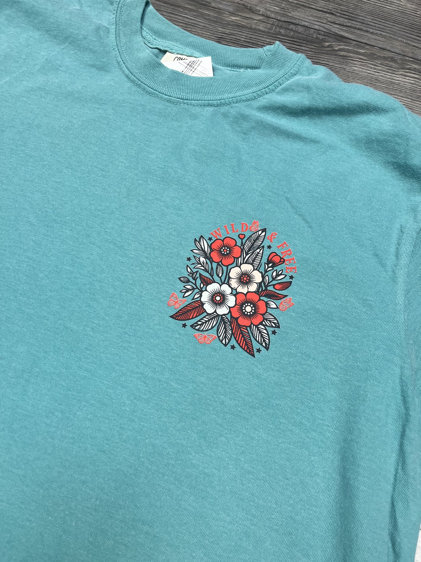 Wild & Free Comfort Colors Tee