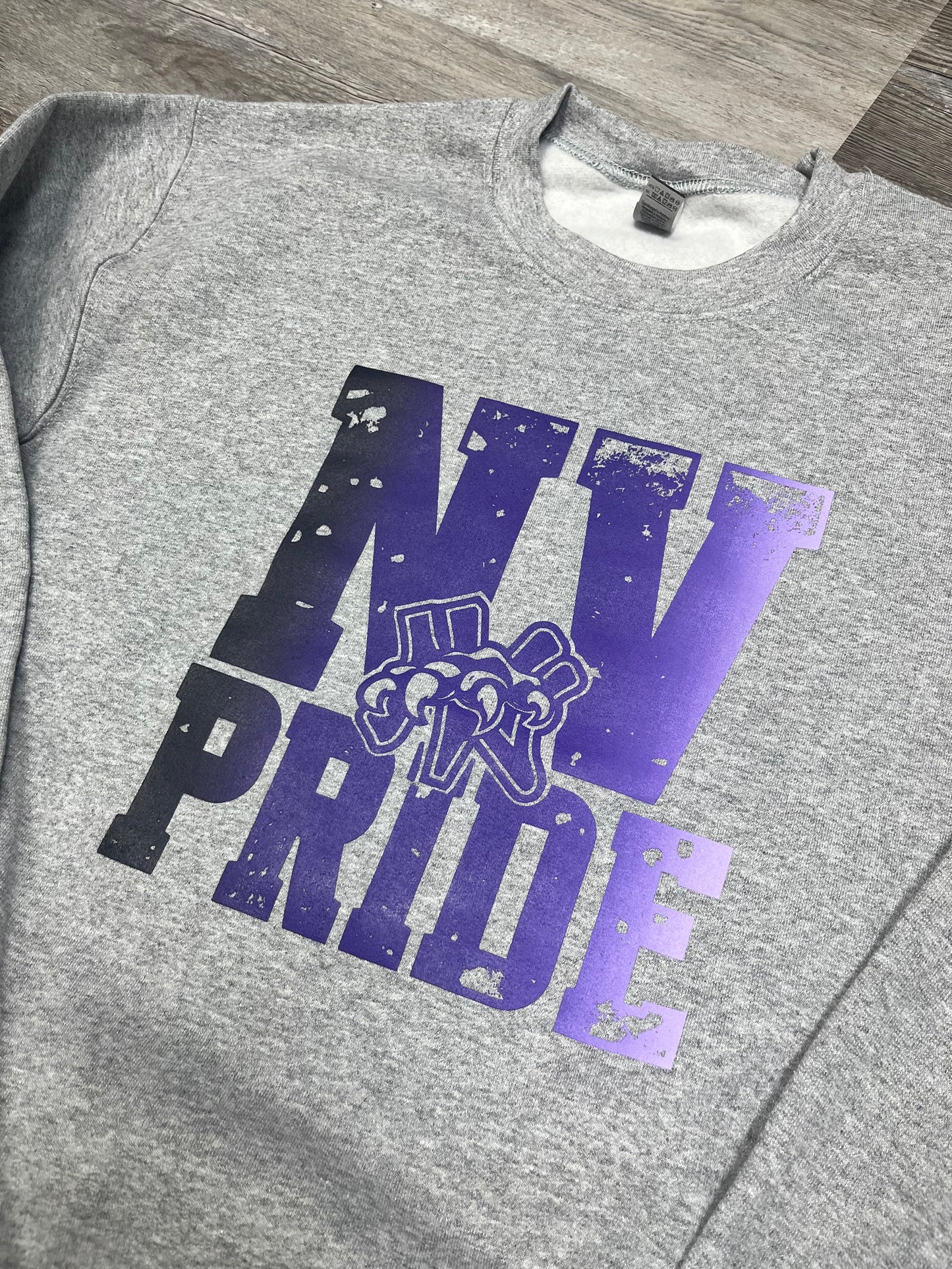 NV Pride Grey Crewneck Sweatshirt