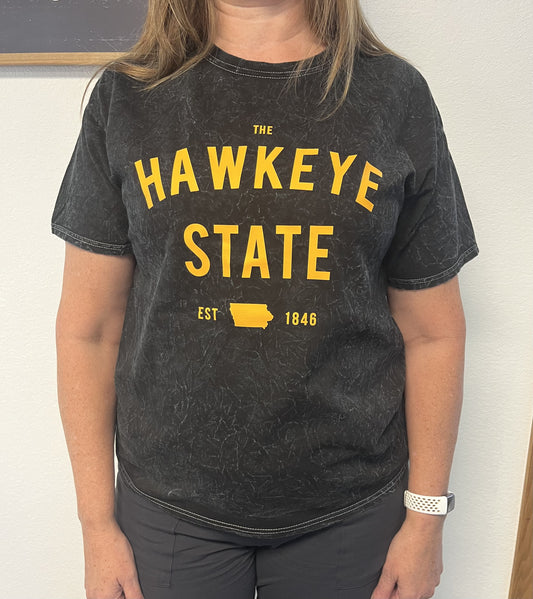 Hawkeye State Mineral Wash Tee